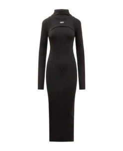 Off-White Off Long Dress