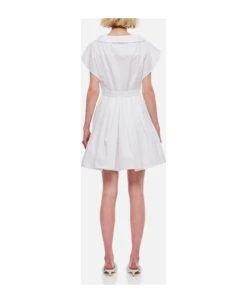 Alexander McQueen Popeline Mini Dress -Italist Store 01b825fd13786f0dbba158279e592a5d