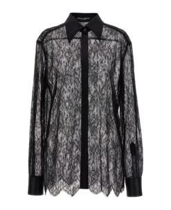 Dolce & Gabbana Chantilly Lace Shirt