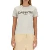 Lanvin T-shirt With Logo Embroidery