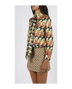 Gucci Porter Print Silk Shirt -Italist Store 02c4fcc7417fe8a25807006ce60af328