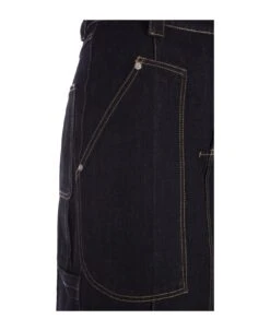 Alexander McQueen Functional Pencil Skirt In Indigo Denim -Italist Store 02e8f5d6f4d02ff86e0991f0e90952e2
