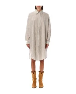 Seen Striped Dress -Italist Store 0372423df6c9eb0ccbce96d232e2e1ca