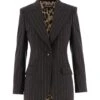 Dolce & Gabbana Stretch Wool Pinstripe Jacket