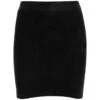 Balenciaga Fluid Velvet Jersey Miniskirt