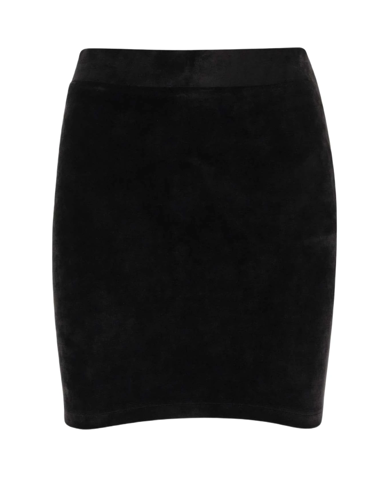 Balenciaga Fluid Velvet Jersey Miniskirt 1 Balenciaga Fluid Velvet Jersey Miniskirt