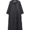 Maison Margiela Contrast Stitching Silk Coat