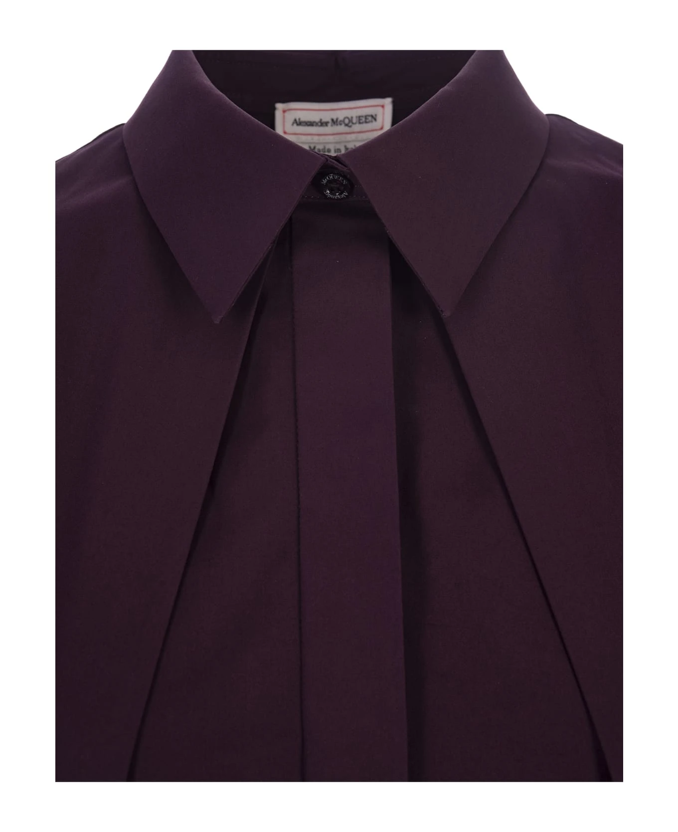 Alexander McQueen Purple Long Shirt Dress 3 Alexander McQueen Purple Long Shirt Dress - Image 3