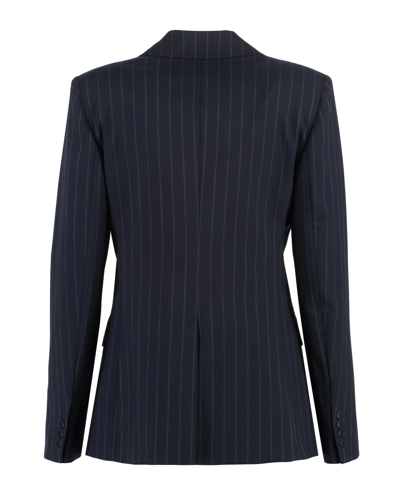 Sella Wool Pinstripe Blazer 2 Sella Wool Pinstripe Blazer - Image 2