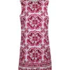 Dolce & Gabbana Majolica-print Shift Mini Dress