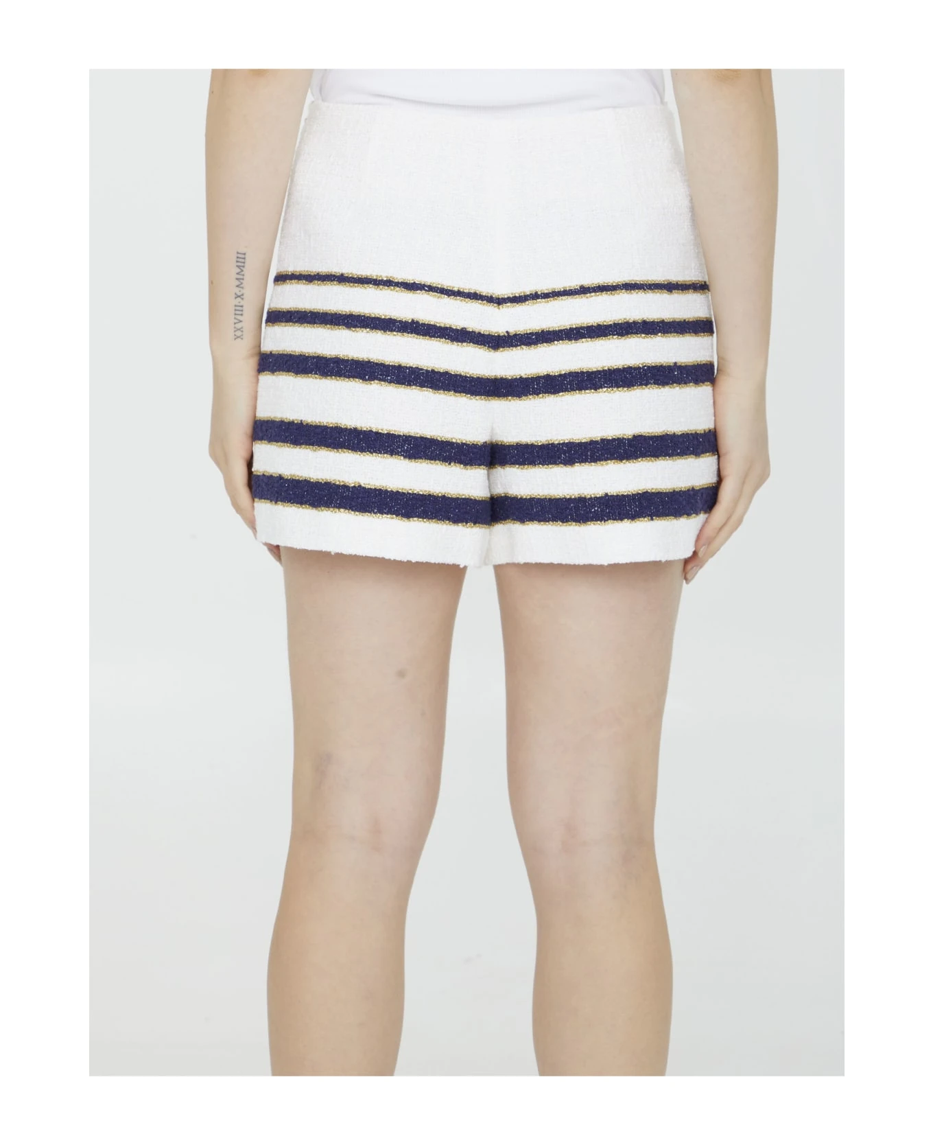 Valentino Garavani Mariniere Tweed Shorts 4 Valentino Garavani Mariniere Tweed Shorts - Image 4