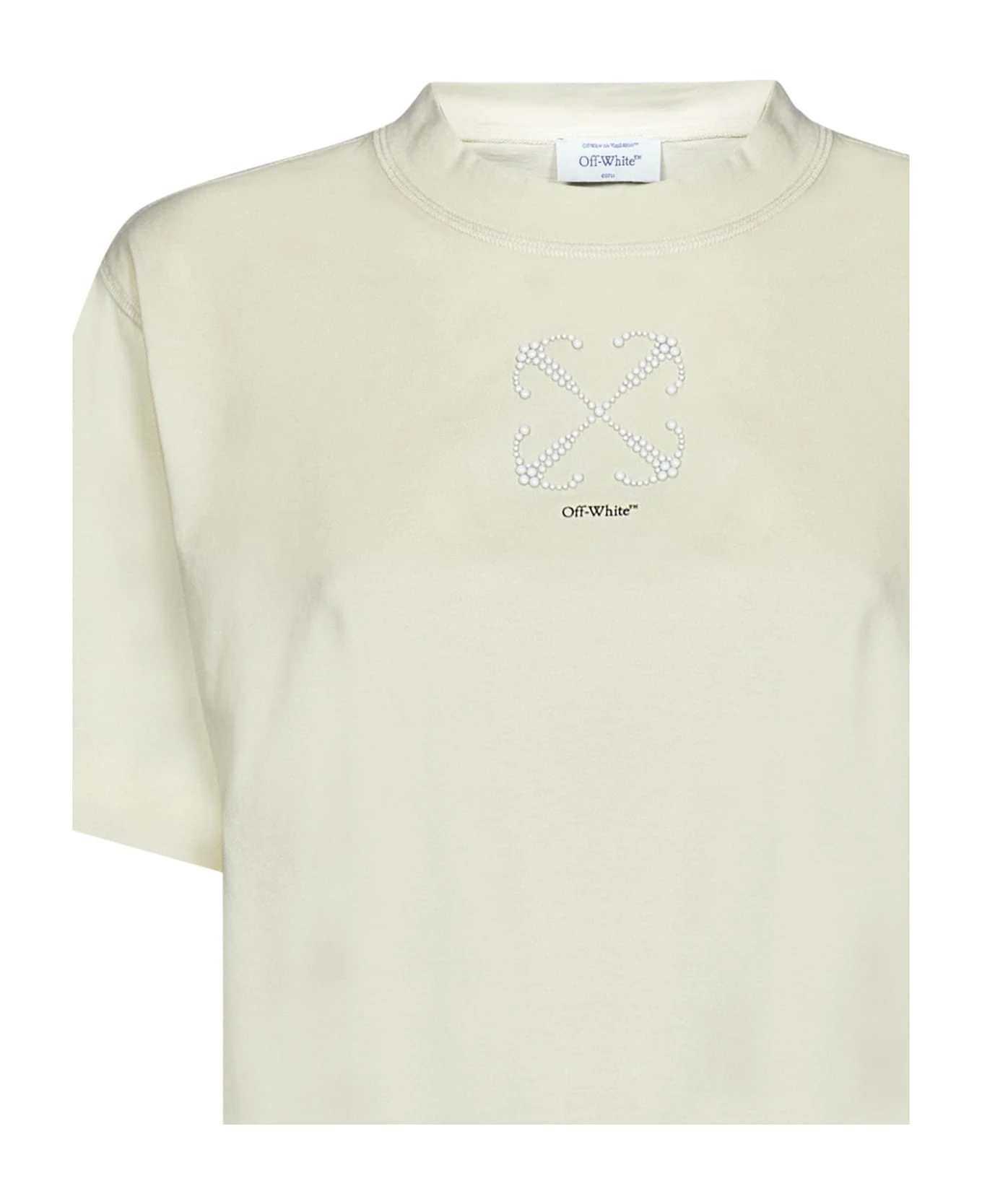 Off-White Small Arrow Pearls Crop T-shirt 3 Off-White Small Arrow Pearls Crop T-shirt - Image 3