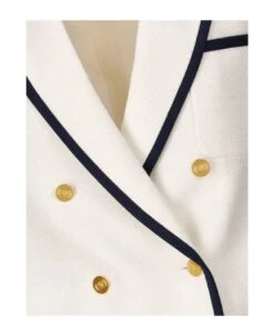 Valentino Double-breasted Long-sleeved Jacket -Italist Store 097b977cae4c49a41a20c6d7912446b8