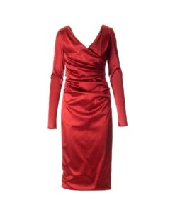 Dolce & Gabbana Satin Midi Dress