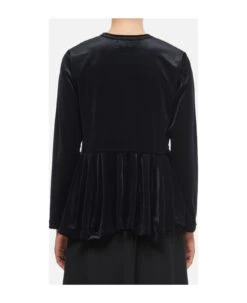 Comme Des Garcons Velour Long Sleeves Top -Italist Store 0a5e1b846407081a3d3df3c458f69d1b