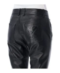 Off-White Slim Flared Leather Pants -Italist Store 0c36b87f8714e8a3346bfb3ccd32ac89