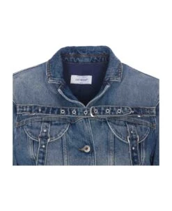 Off-White Cargo Crop Denim Jacket -Italist Store 0d7ded6f4852d17fe770d700a1a47307