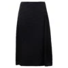 Balenciaga Black A-line Skirt With Bb Monogram Motif All-over In Viscose Woman