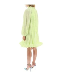 Lanvin Short Ruffled Dress In Charmeuse 6 Lanvin Short Ruffled Dress In Charmeuse -Italist Store 0f3cf50221c75ba94c3612f6c4a5007c