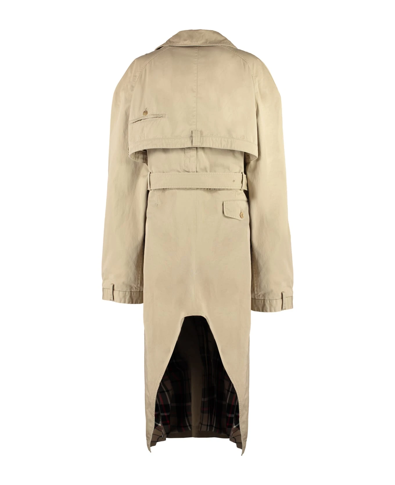 Balenciaga Cotton Trench Coat 2 Balenciaga Cotton Trench Coat - Image 2