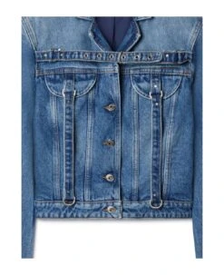 Off-White Blue Cotton Denim Jacket -Italist Store 0fdb164650bb4e89ce3b7e3bc910cec8