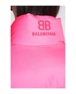 Balenciaga Puffer In Rose-pink Polyester -Italist Store 1056316cac1ae418641255b6da192a43