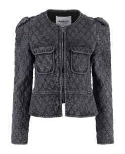 Deliona Zippered Cotton Jacket