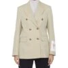 Golden Goose Double-breasted Beige Jacket