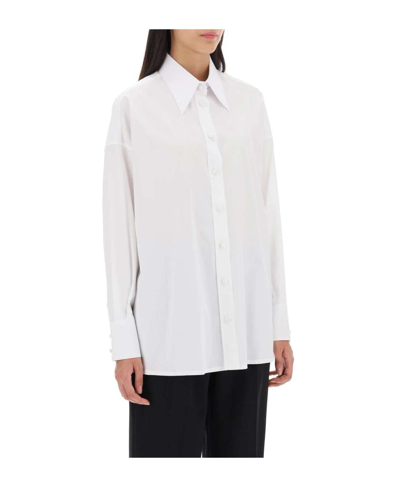 Dolce & Gabbana Maxi Shirt With Satin Buttons 2 Dolce & Gabbana Maxi Shirt With Satin Buttons - Image 2