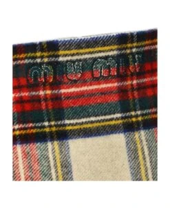 Miu Miu Checked Mini Skirt -Italist Store 119b99cd7ddc56d1e31fa3f65def081a