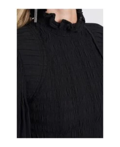 Idris Blouse In Black Cotton -Italist Store 11acf5a17c3abf364b81a32b889f2e78