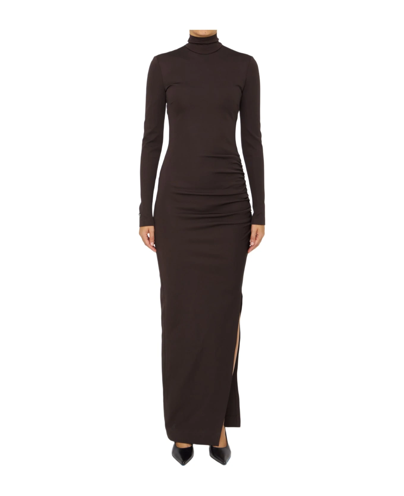 Dolce & Gabbana Long Ribbed Dress 1 Dolce & Gabbana Long Ribbed Dress