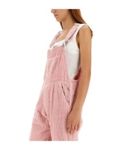 Velvet Dungarees -Italist Store 12376ced4d7c206ebb271cd81ec1c4cb