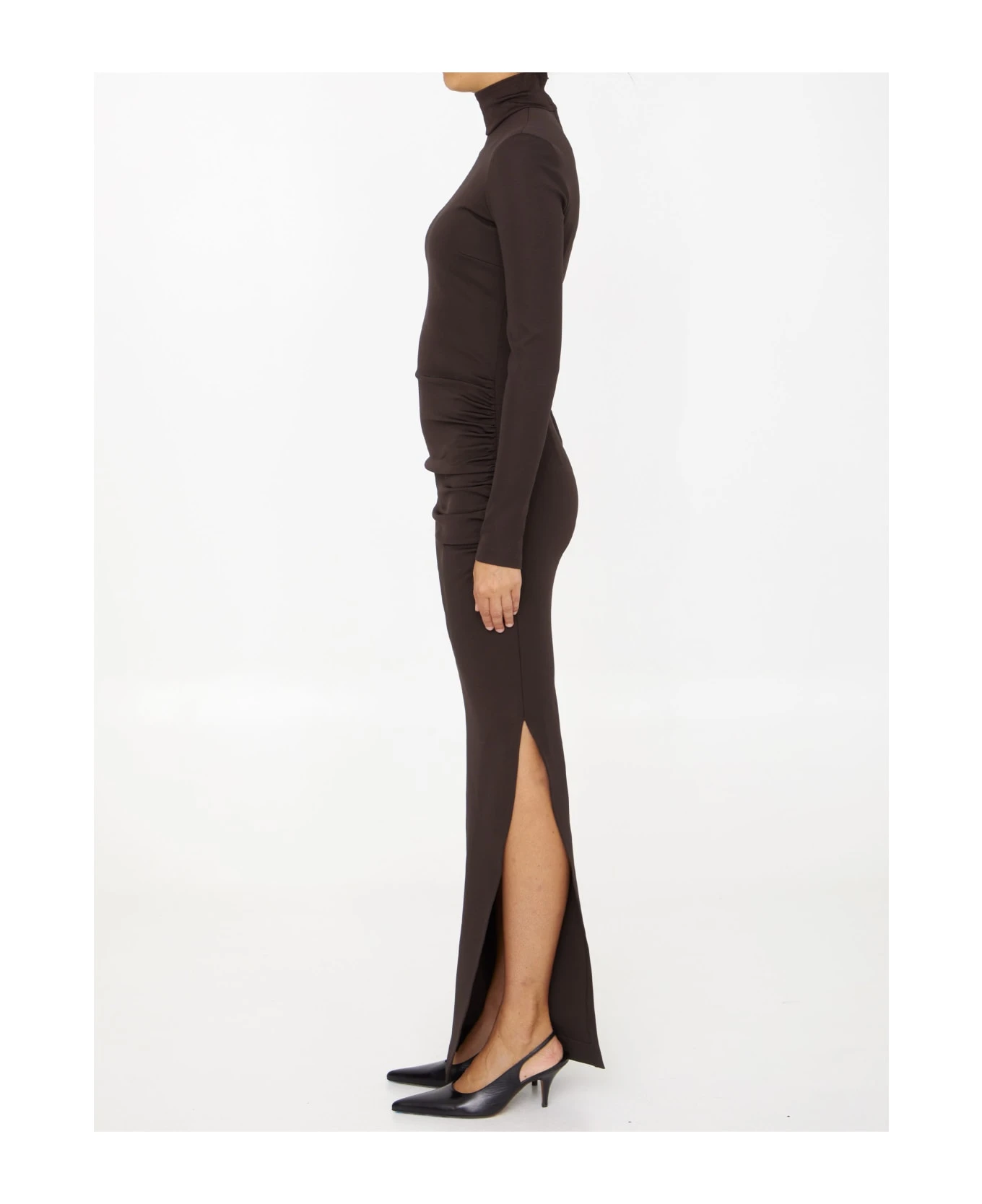 Dolce & Gabbana Long Ribbed Dress 3 Dolce & Gabbana Long Ribbed Dress - Image 3