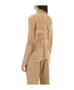 Dolce & Gabbana Blouse In Logoed Floral Lace 6 Dolce & Gabbana Blouse In Logoed Floral Lace -Italist Store 1465cae80a32030fa83fb4c3b9f7475c