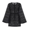 Dolce & Gabbana Mini Dress In Floral Openwork Knit