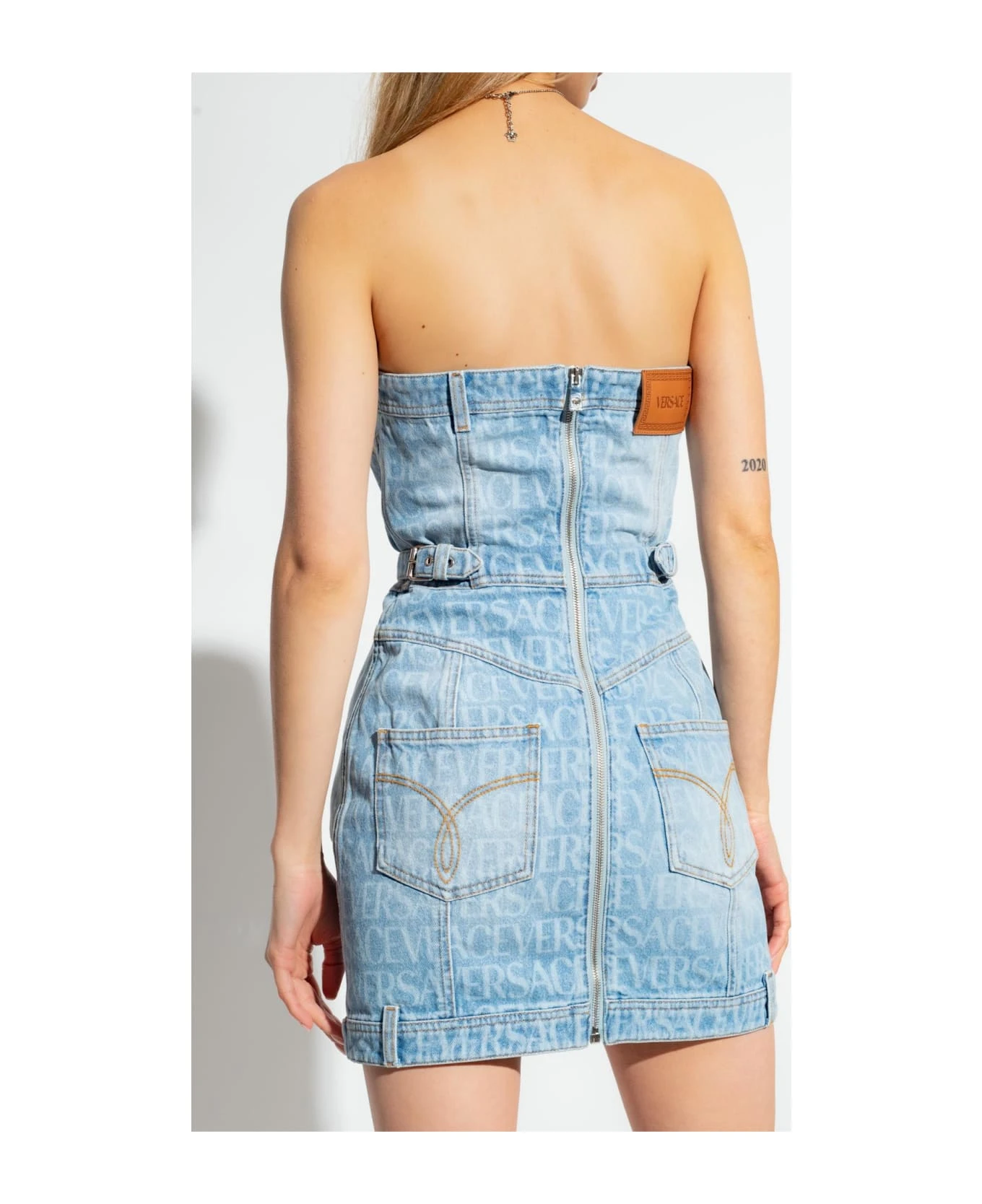 Versace Denim Dress From 'la Vacanza' Collection 2 Versace Denim Dress From 'la Vacanza' Collection - Image 2