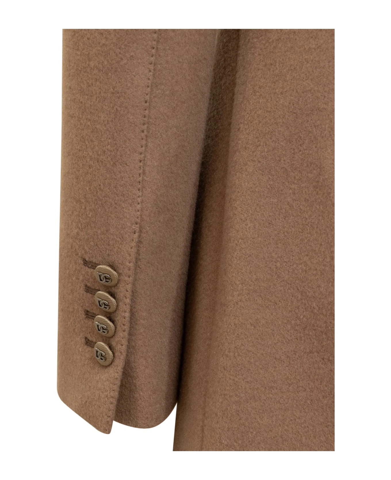 Dolce & Gabbana Camel Wool Coat 3 Dolce & Gabbana Camel Wool Coat - Image 3