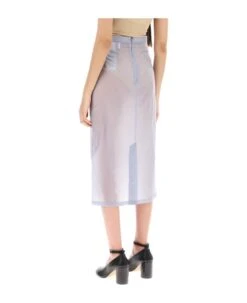 Maison Margiela Pencil Skirt In Semi-sheer Nylon 6 Maison Margiela Pencil Skirt In Semi-sheer Nylon -Italist Store 16f36d4ee7b99dd97c70642fd6f73ba8