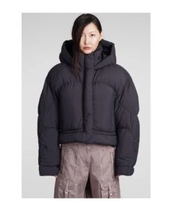 Acne Studios Puffer In Black Nylon