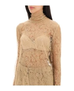 Dolce & Gabbana Blouse In Logoed Floral Lace 7 Dolce & Gabbana Blouse In Logoed Floral Lace -Italist Store 172de594d289da9b7dbea423b38c7ba8