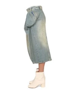 Maison Margiela Denim Ruffled Skirt -Italist Store 178a4c88e8497ab47d1a918506d0396a