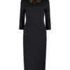 Dolce & Gabbana Virgin Wool Midi Dress