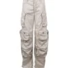 The Attico High-waisted Cargo Trousers
