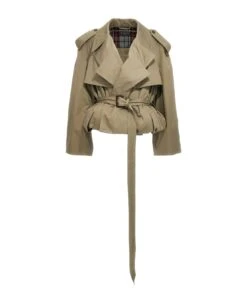 Balenciaga 'folded' Trench Coat