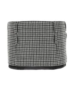 Miu Miu Embroidered Wool Mini Skirt