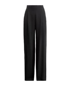 High-waisted Trousers In Pure Wool