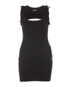 Off-White Off Stamp Logo Mini Dress