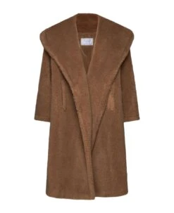 Max Mara Apogeo Camel-blend Teddy Coat