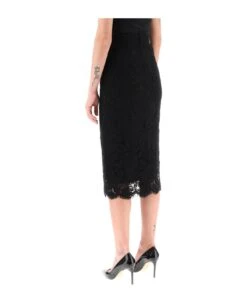 Dolce & Gabbana Midi Lace Pencil Skirt -Italist Store 1c10abcbda78e2aa41006c6bdcb334dd